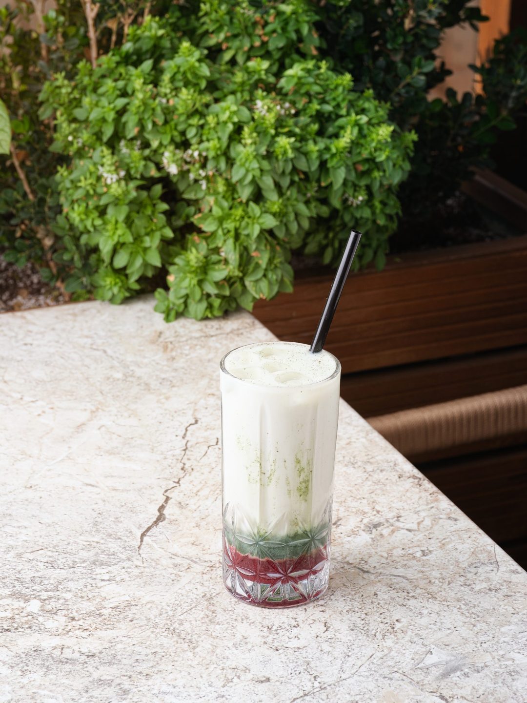 Çilekli Matcha Latte